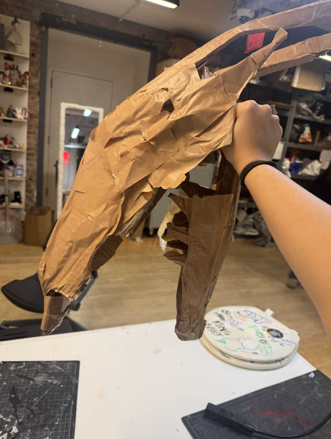 Sculptures and puppets