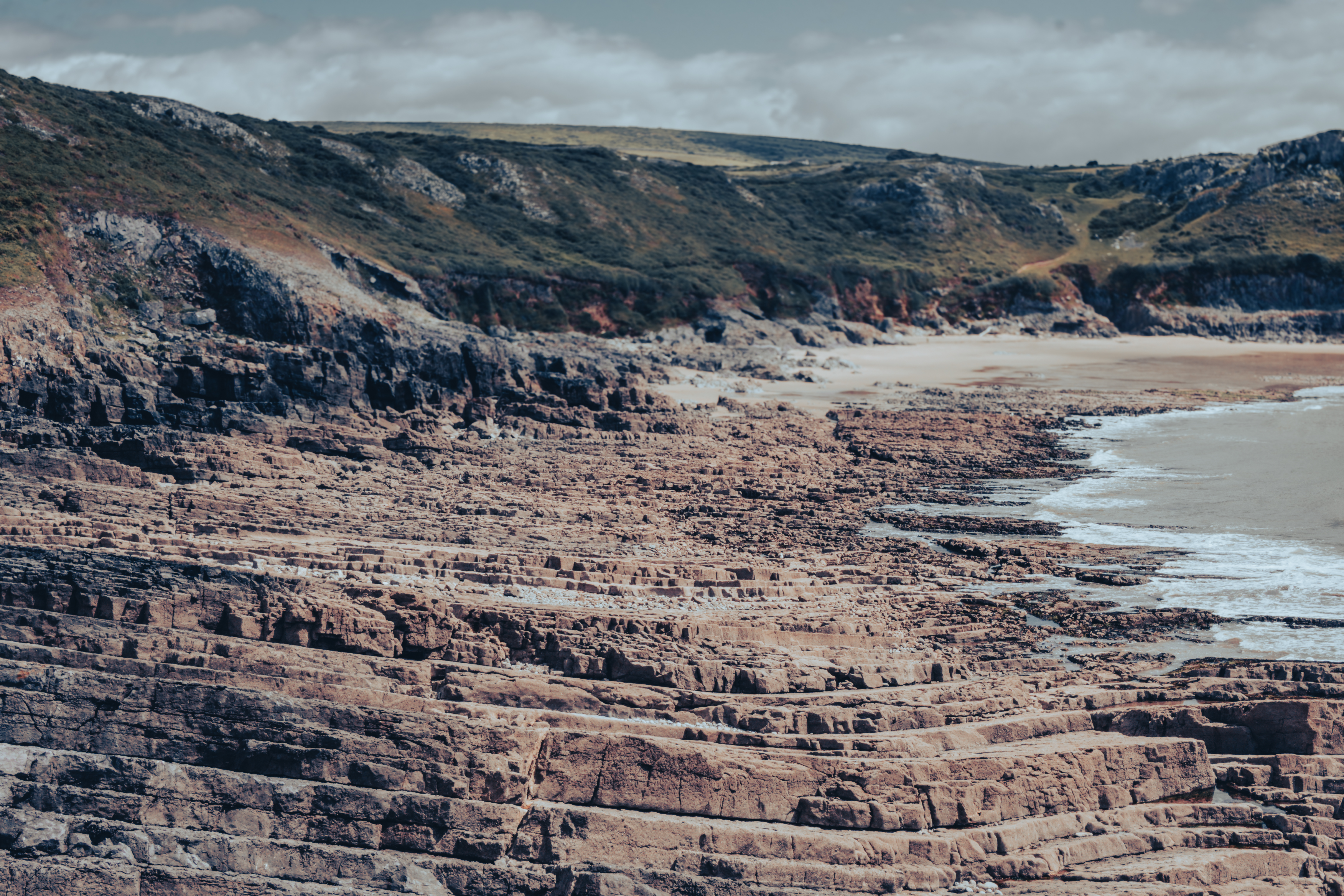 Rhossili Bay horse photograph