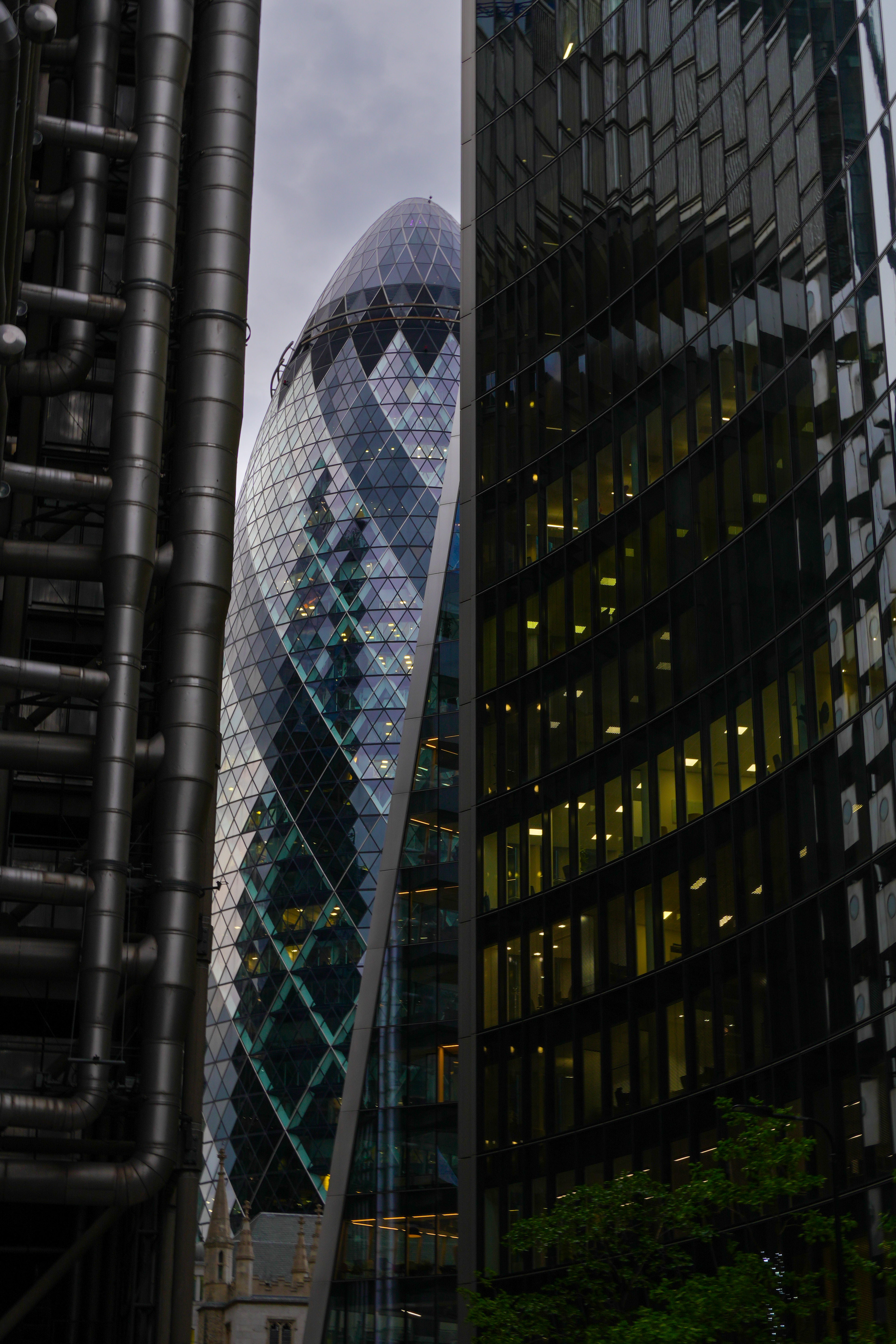 Second glass architectural detail photograph