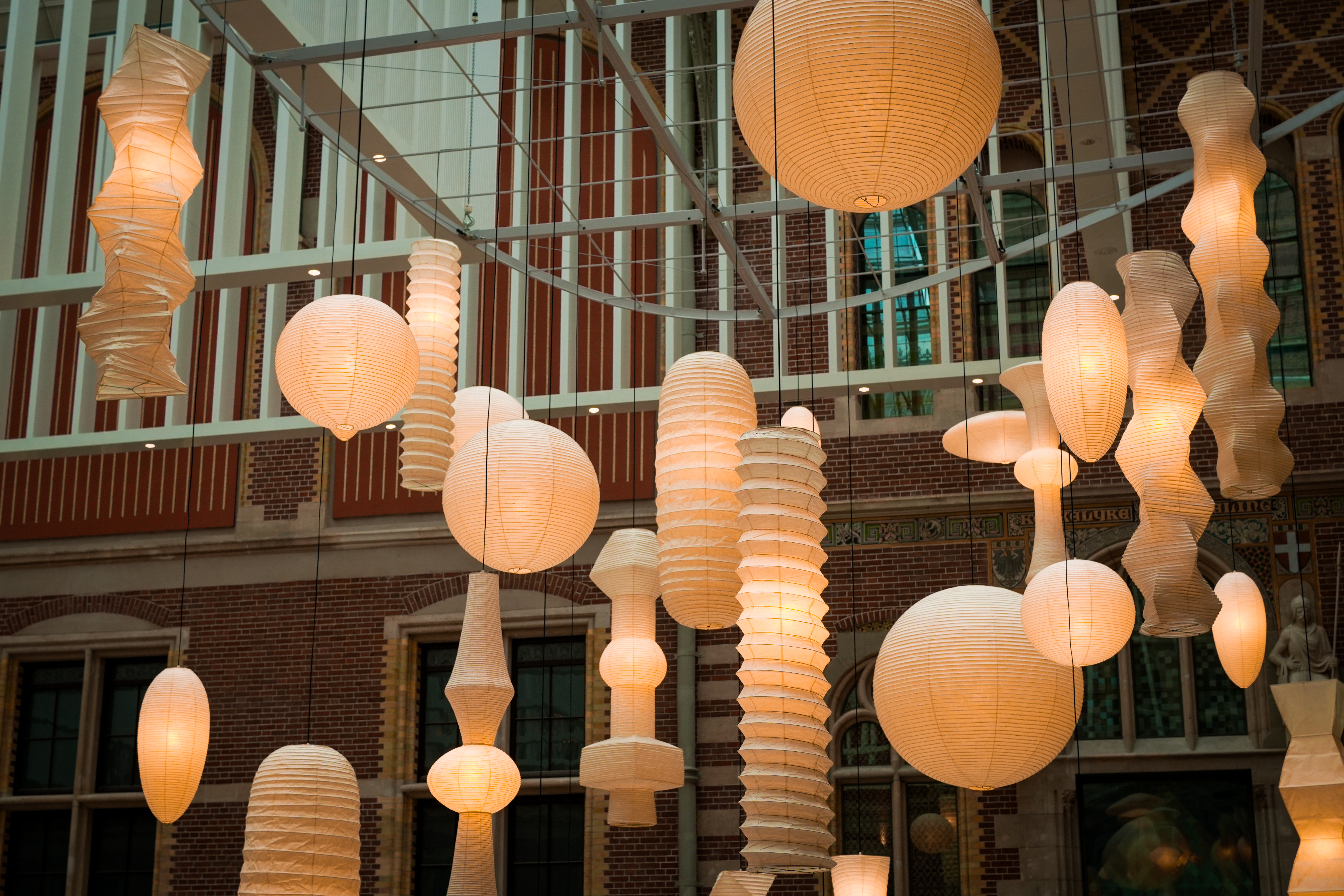 Lantern and building detail photograph