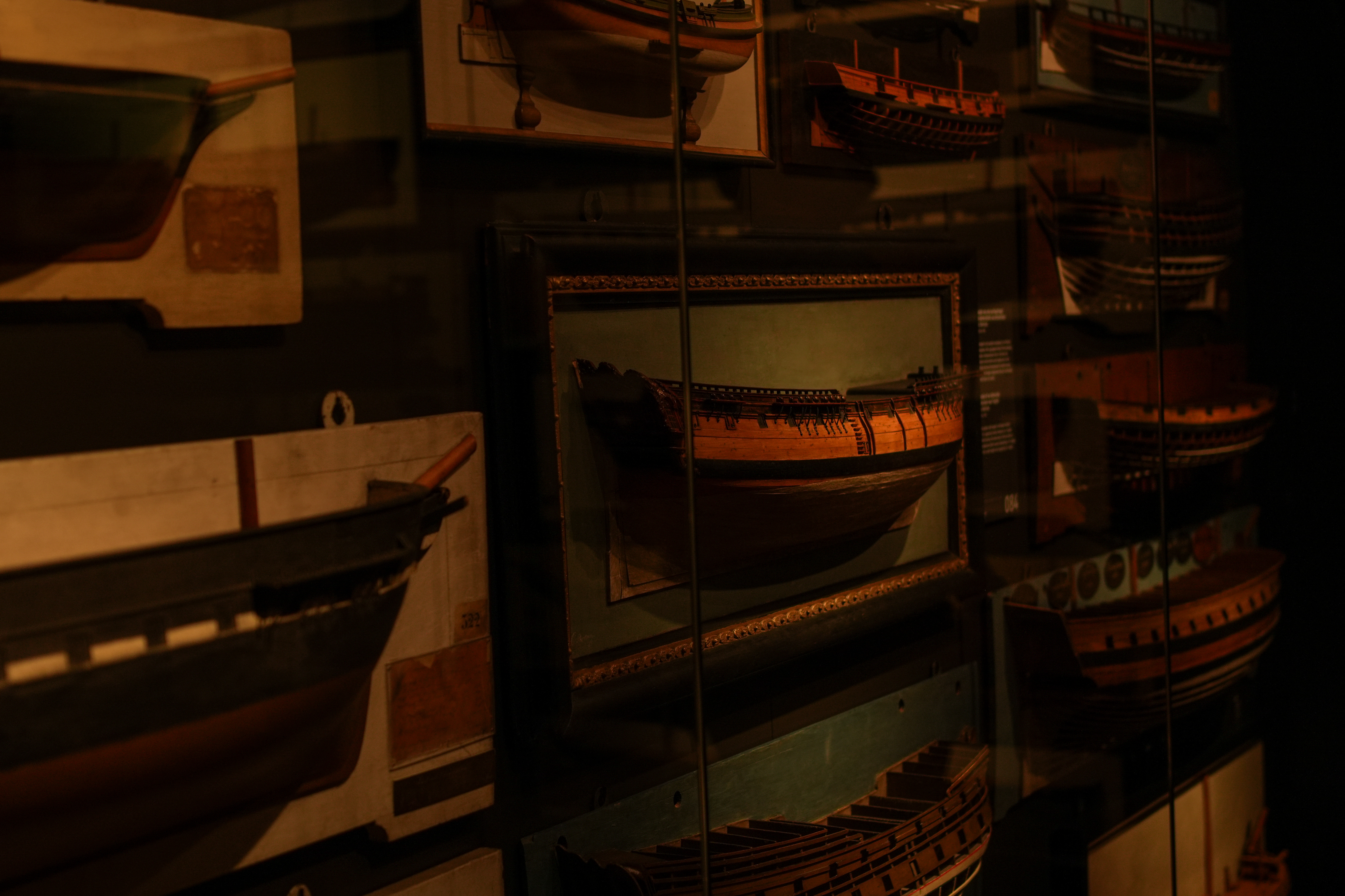 Boat object photographed as a product study